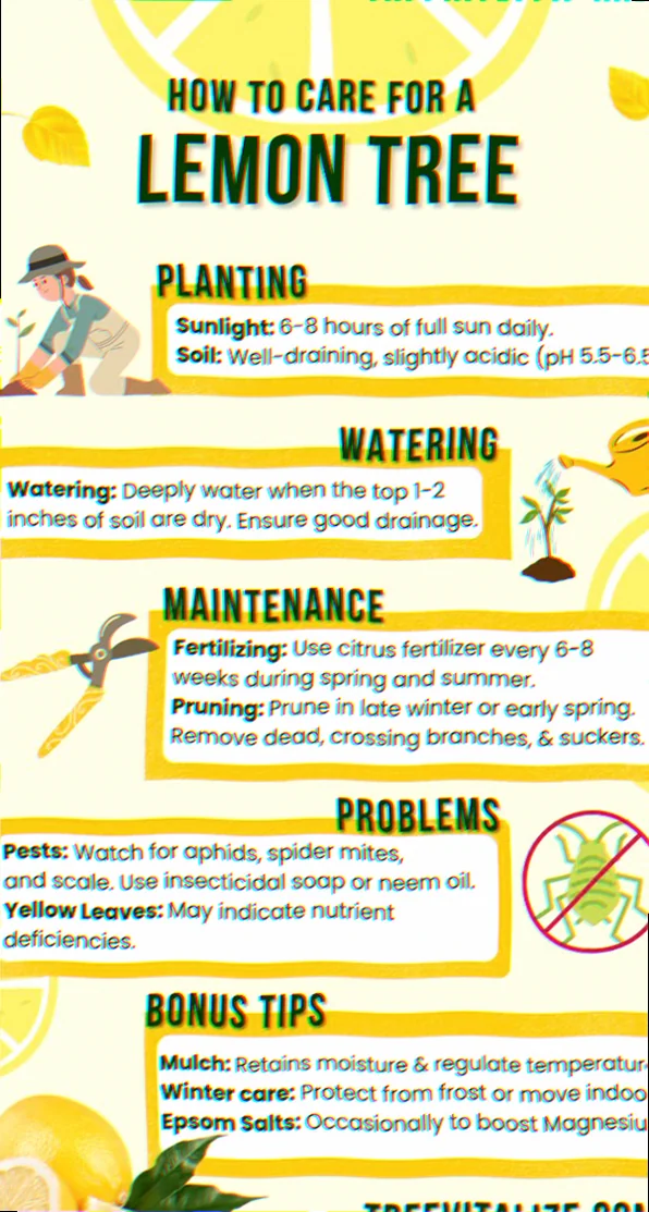 lemon tree plant care