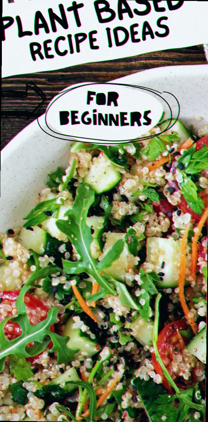 simple plant based recipes for beginners