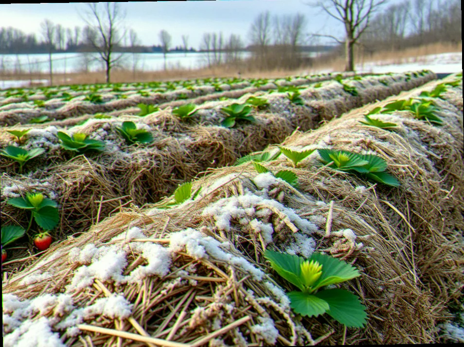store strawberry plants winter